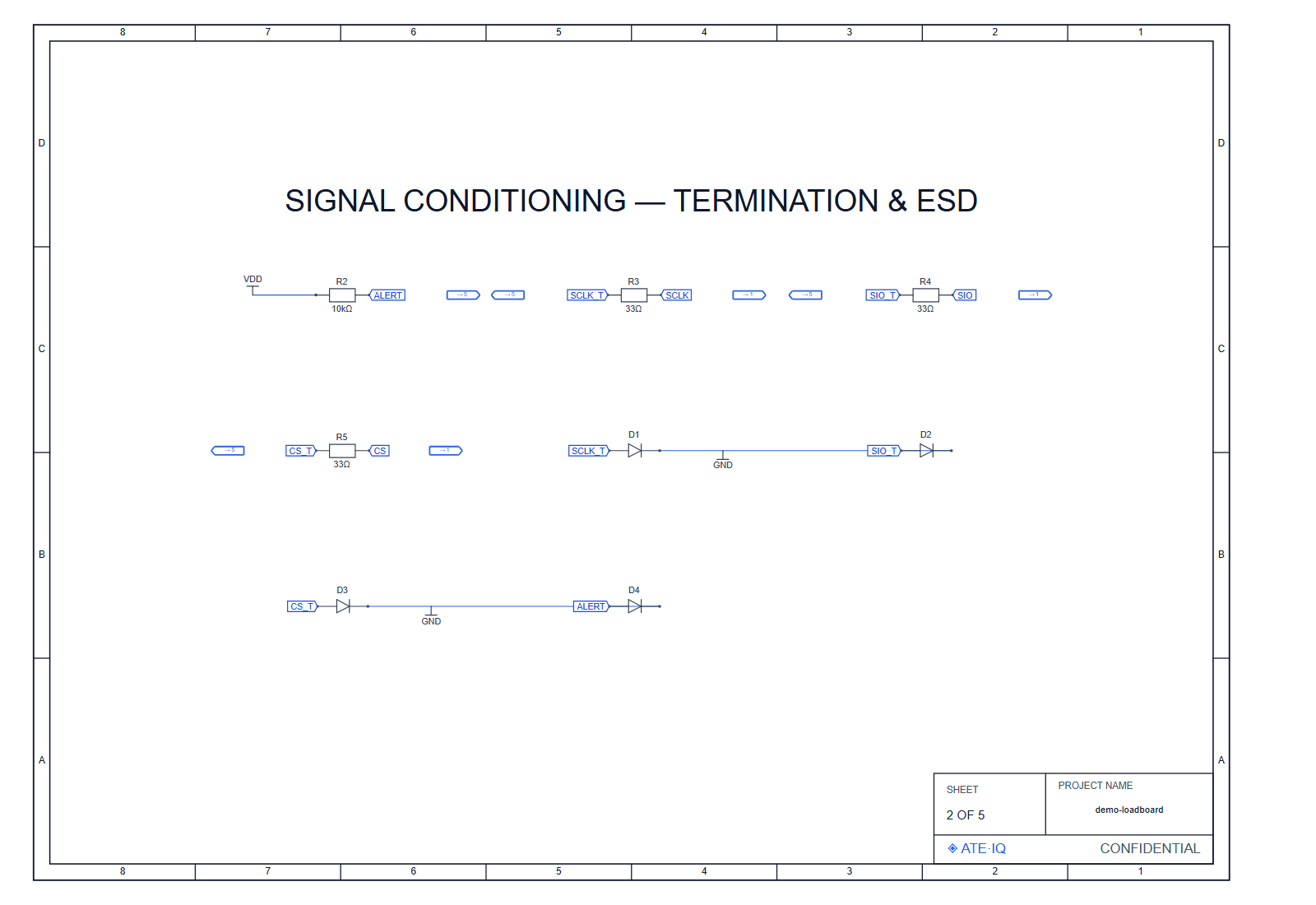 Signal conditioning sheet